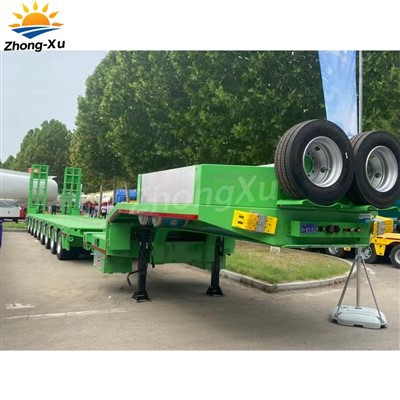 Hidraulično polužje Upravljačka niska prikolica s ravnom platformom